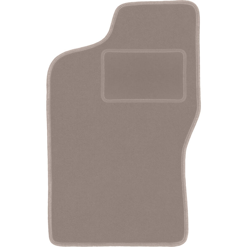 Tapis conducteur beige pour : Fiat Cinquecento berline (1991-1998)