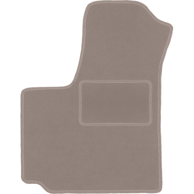 Tapis conducteur beige pour : FIAt Doblo I combivan (2000-2009)