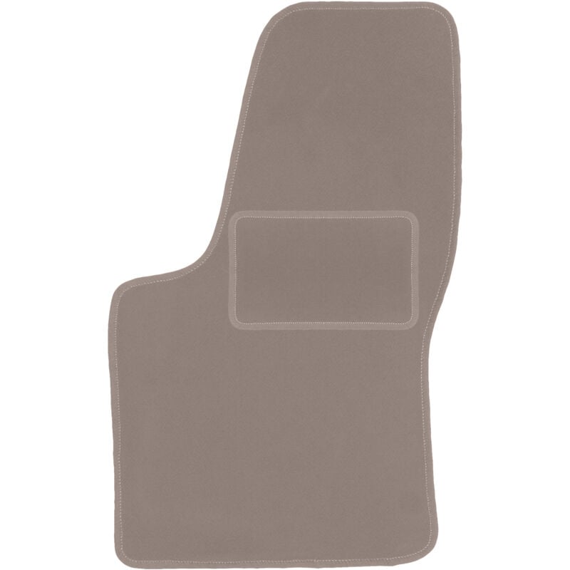 Tapis conducteur beige pour : Fiat Seicento à hayon (1998-2010)
