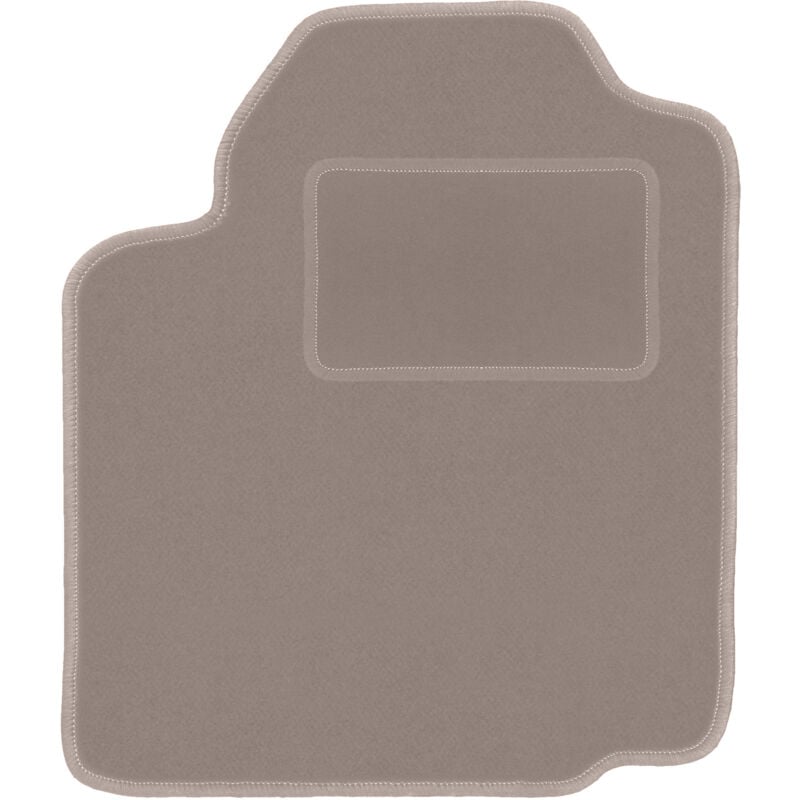 Tapis conducteur beige pour : Ford Fiesta MK5 à hayon (1999-2002)