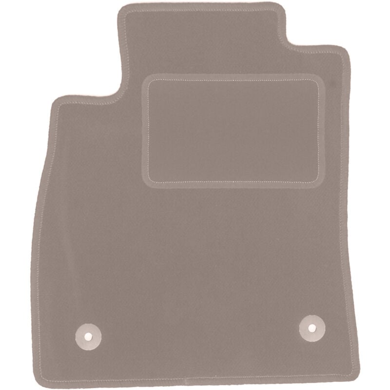 Tapis conducteur beige pour : Ford Fiesta MK8 à hayon (2017-)