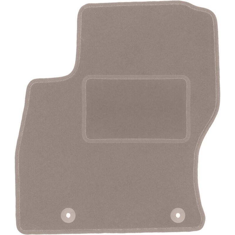 Tapis conducteur beige pour : Ford Focus MK2 break, berline, hayon (2004-2011)