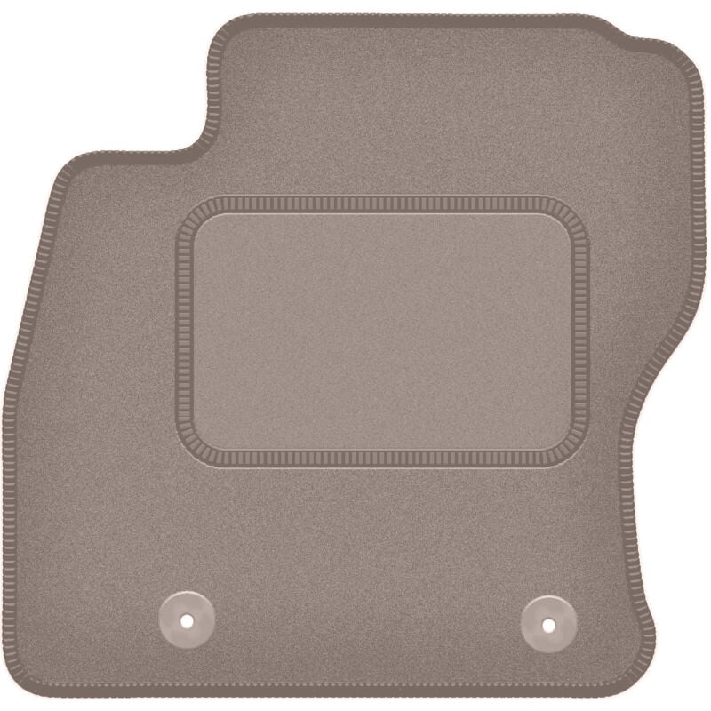 Tapis conducteur beige pour : Ford Focus MK2 cabriolet (2006-2010)