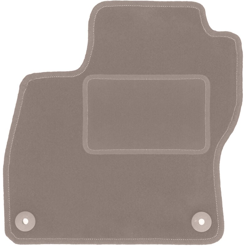Tapis conducteur beige pour : Ford Focus MK3 à hayon, berline, break (2010-2018)