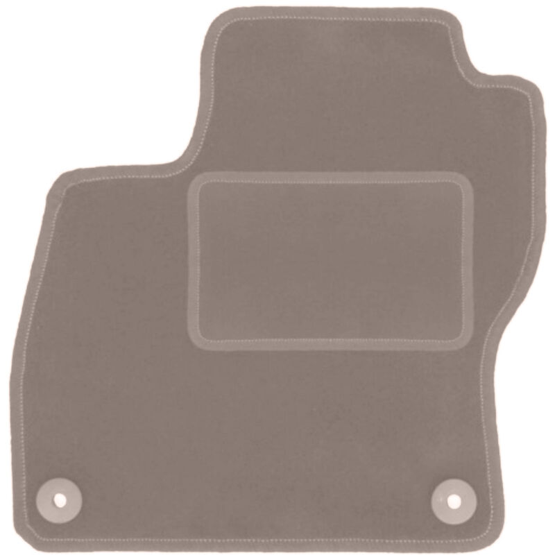 Tapis conducteur beige pour : Ford Focus MK3 FL berline, break, hayon (2017-2020)