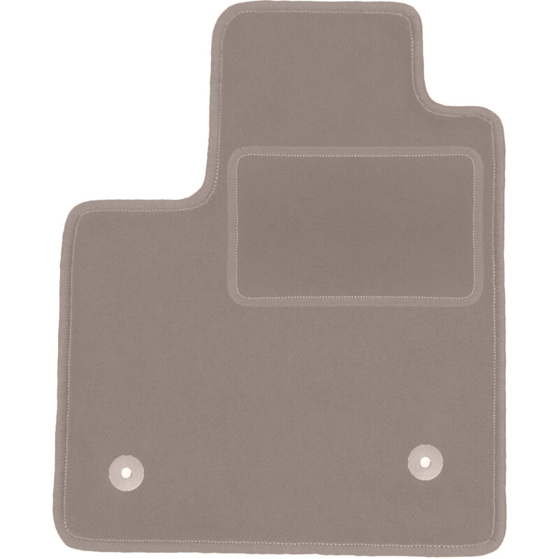 Tapis conducteur beige pour : Ford Focus MK4 hayon, berline, break, Turnier, Turnier Active (2018-)