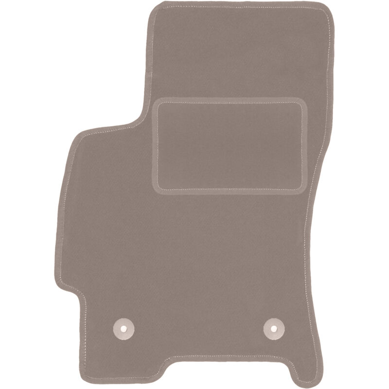 Tapis conducteur beige pour : Ford Mondeo MK3 break, liftback, berline (2001-2007)