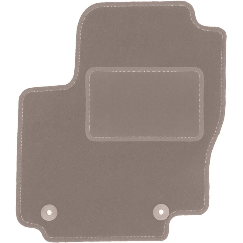 Tapis conducteur beige pour : Ford Mondeo MK4 liftback, berline, break (2012-2014)