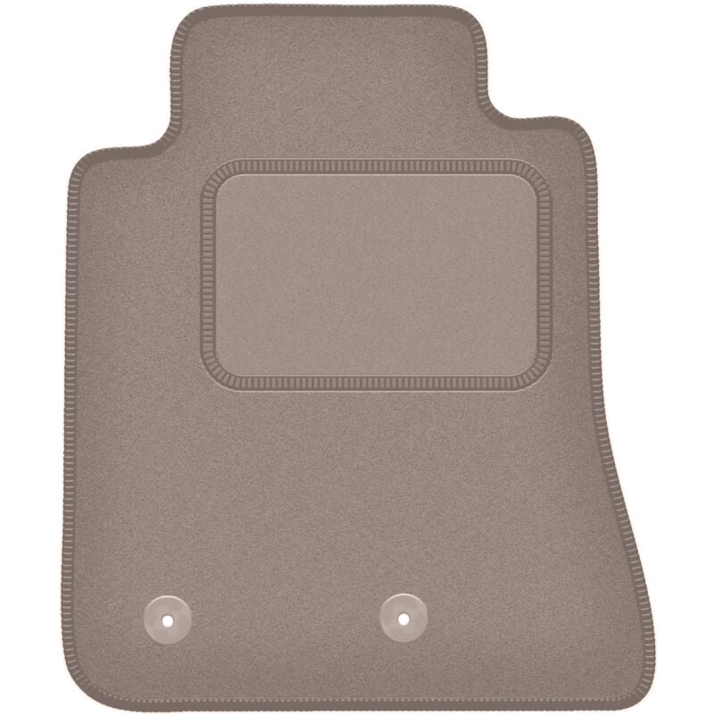 Tapis conducteur beige pour : Ford Mustang MK6 coupé (2014-)