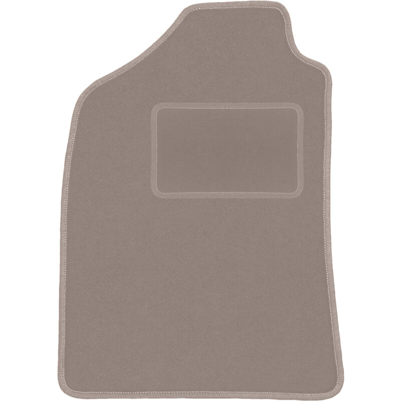 Tapis conducteur beige pour : Ford Ranger MK2 pick-up (2007-2012)