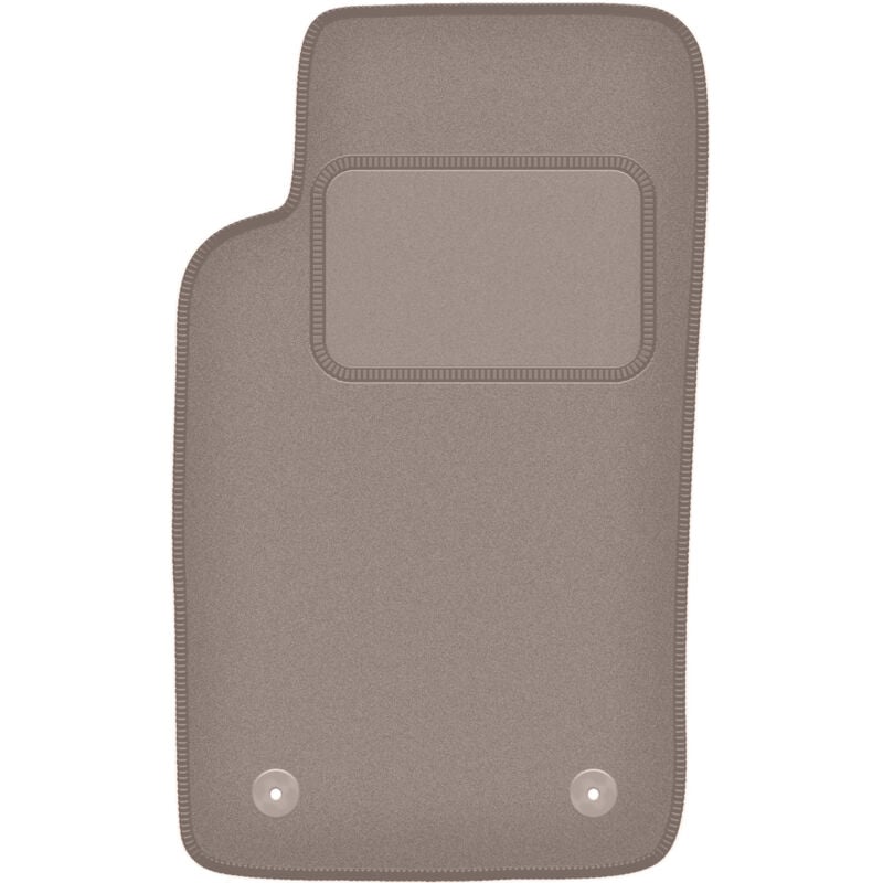 Tapis conducteur beige pour : Ford Sierra break, berline, liftback (1982-1993)
