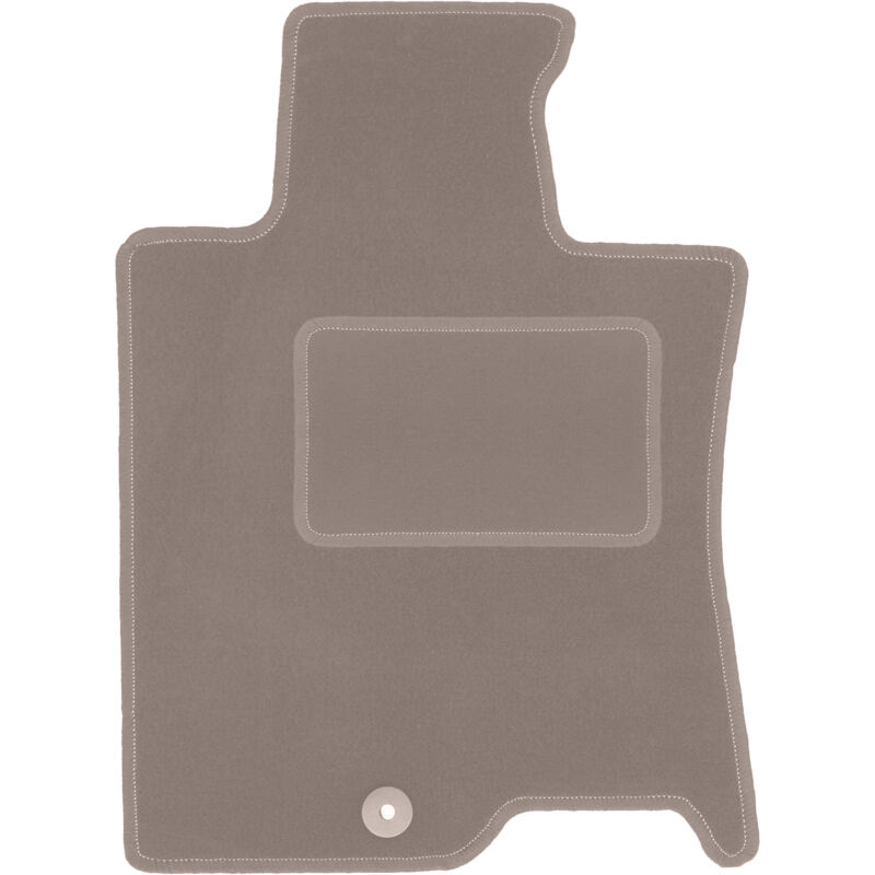 Tapis conducteur beige pour : Honda Accord VIII berline, break, tourer (2008-2015)