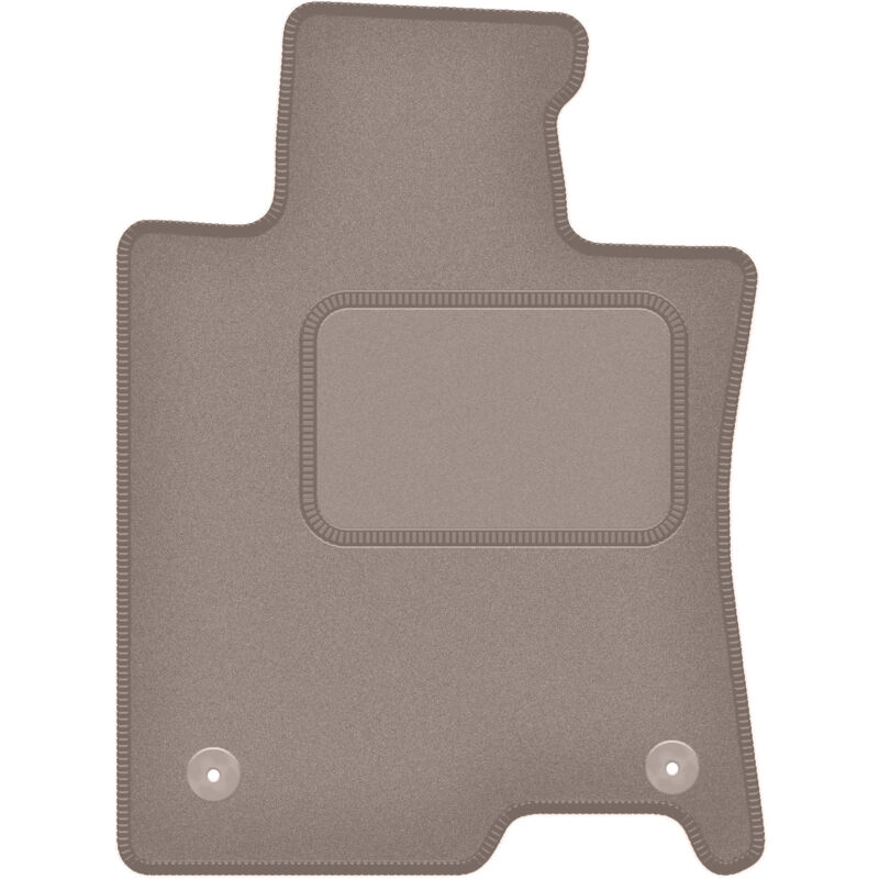 Tapis conducteur beige pour : Honda Accord VIII berline, break, tourer (2011-2015)