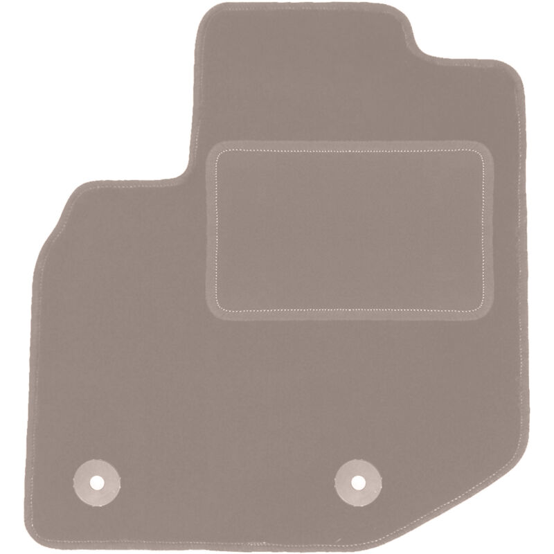 Tapis conducteur beige pour : Honda City V FL berline (2011-2013)