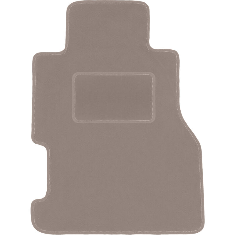 Tapis conducteur beige pour : Honda Civic VII 3 portes à hayon, coupé (2001-2005)