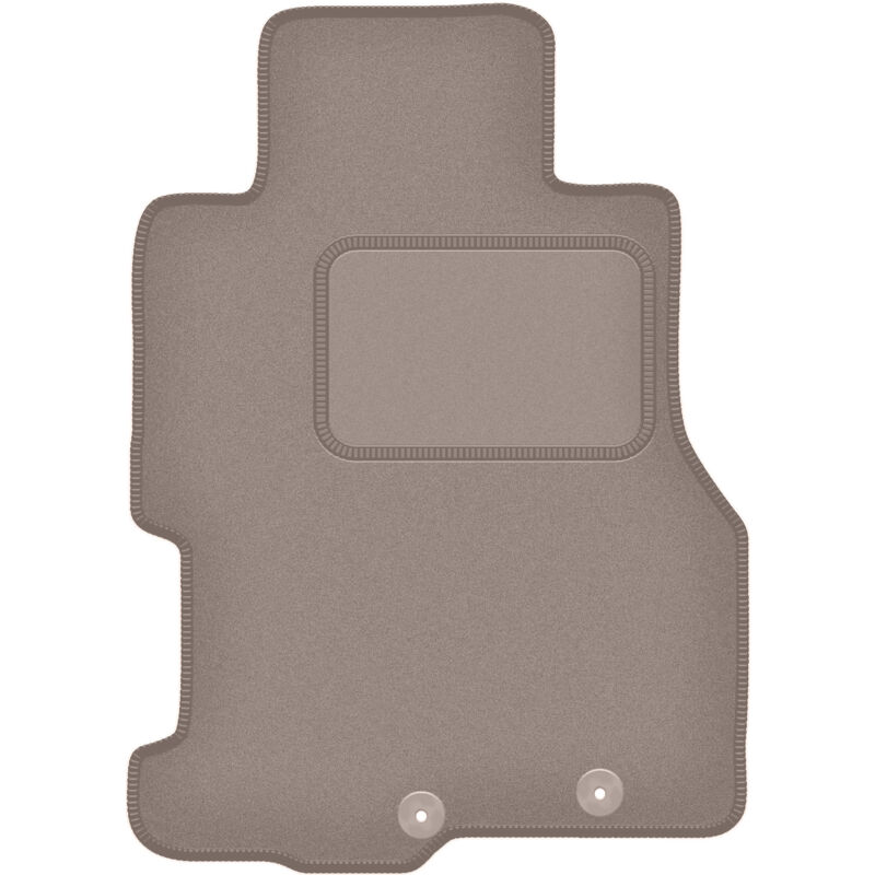 Tapis conducteur beige pour Honda Civic VII 5 portes (2001-2007)