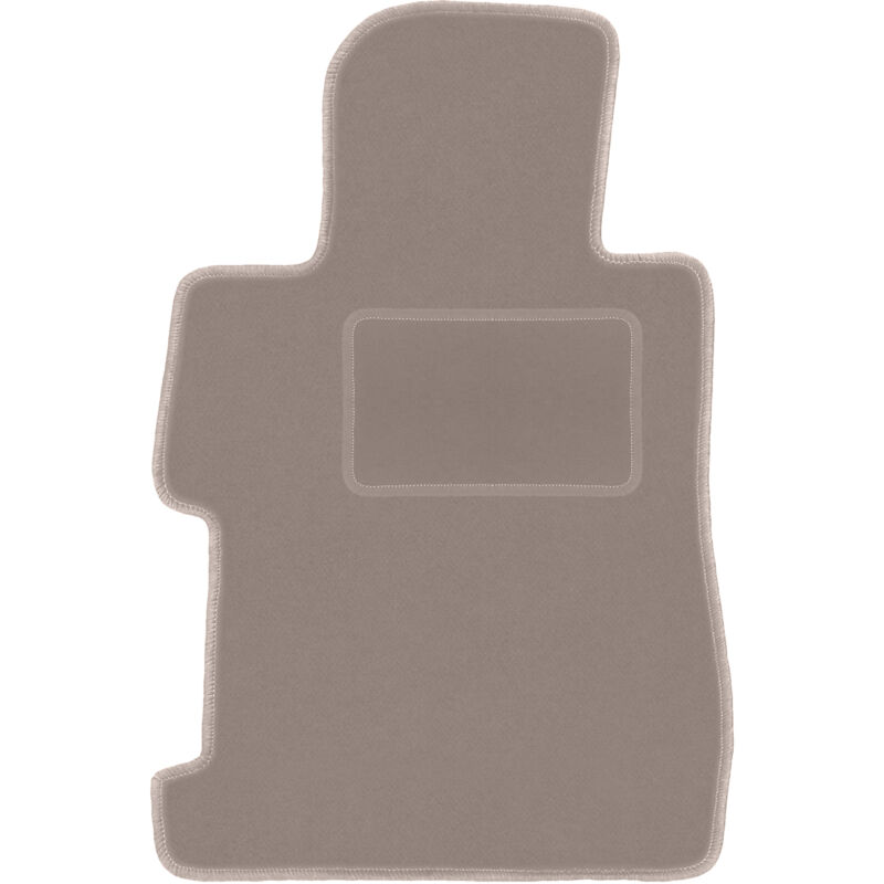 Tapis conducteur beige pour : Honda Civic VIII 4D berline (2006-2011)
