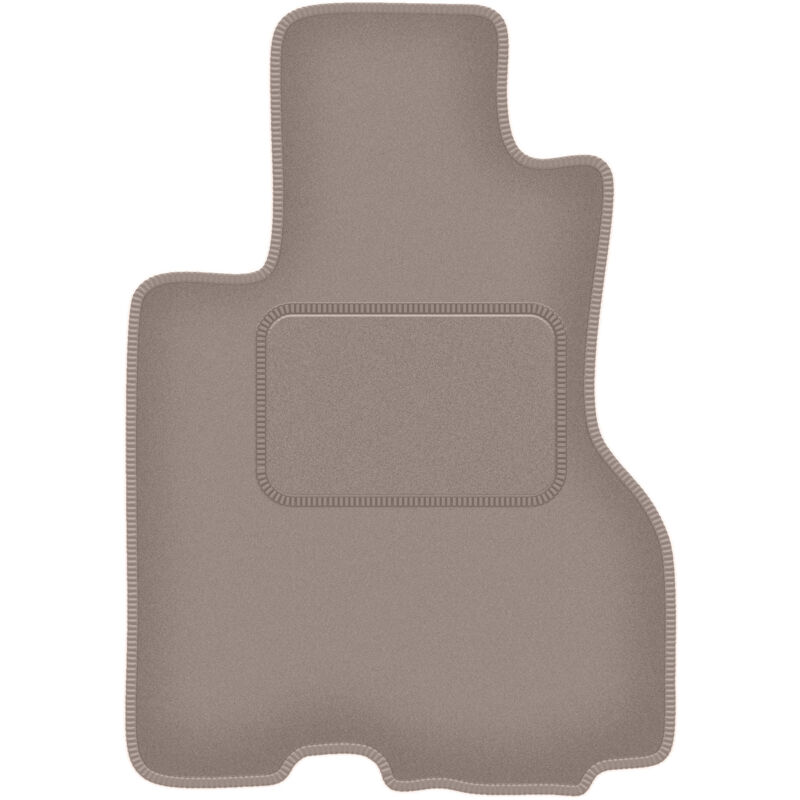 Tapis conducteur beige pour : Honda CR-V II SUV (2001-2006)