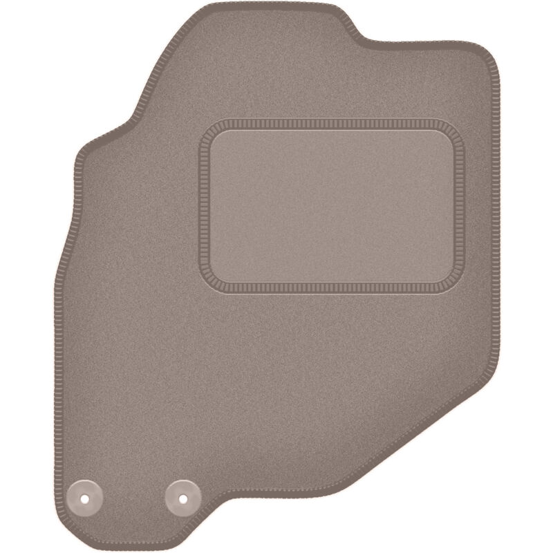 Tapis conducteur beige pour Honda Jazz II à hayon (2002-2007)