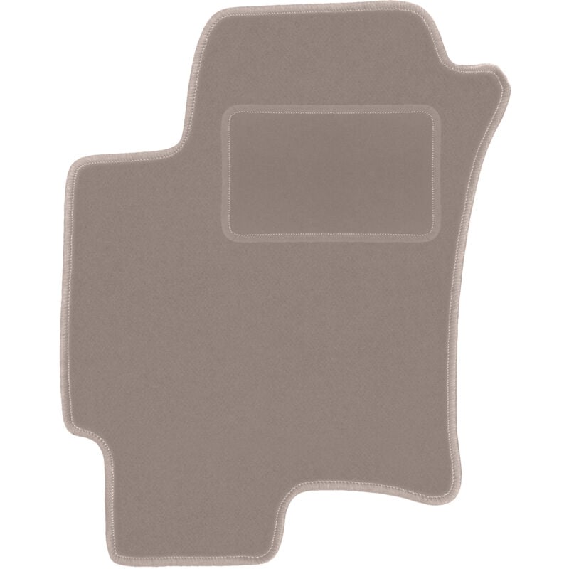 Tapis conducteur beige pour : Hyundai Coupé II GK coupé (2001-2008)