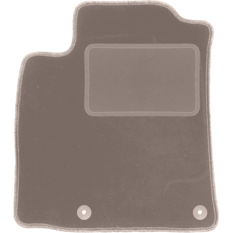 Tapis conducteur beige pour : Hyundai Ioniq à hayon (2016-)