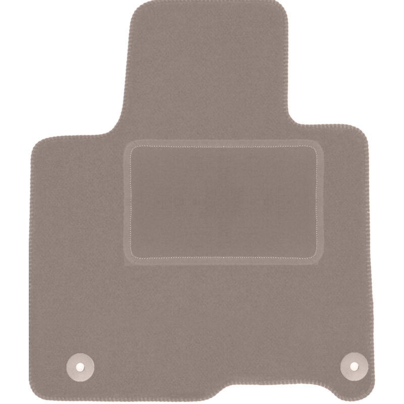 Tapis conducteur beige pour Hyundai SantaFe IV SUV (2018-)