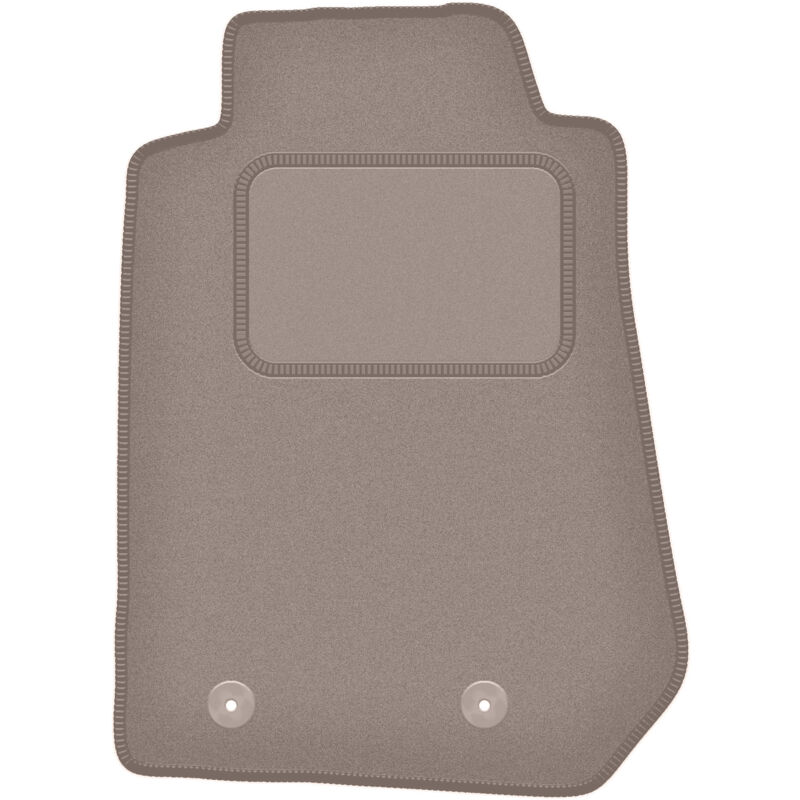 Tapis conducteur beige pour : Isuzu D-MAX II pick-up (2011-)