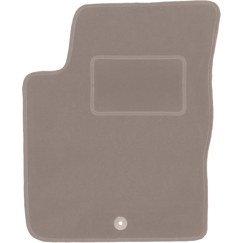 Tapis conducteur beige pour : Kia Picanto I à hayon (2003-2011)