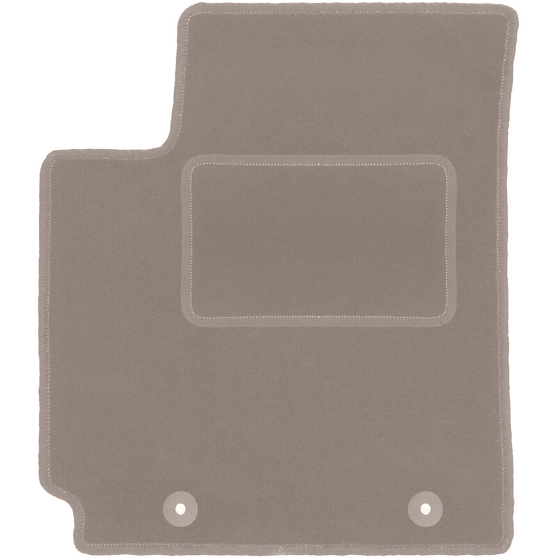 Tapis conducteur beige pour : Kia Picanto II JE à hayon (2011-2017)