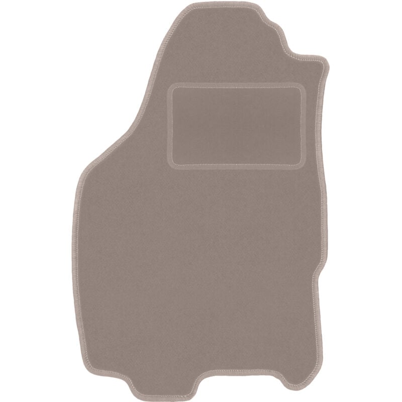 Tapis conducteur beige pour : Lancia Ypsilon II à hayon (2003-2011)