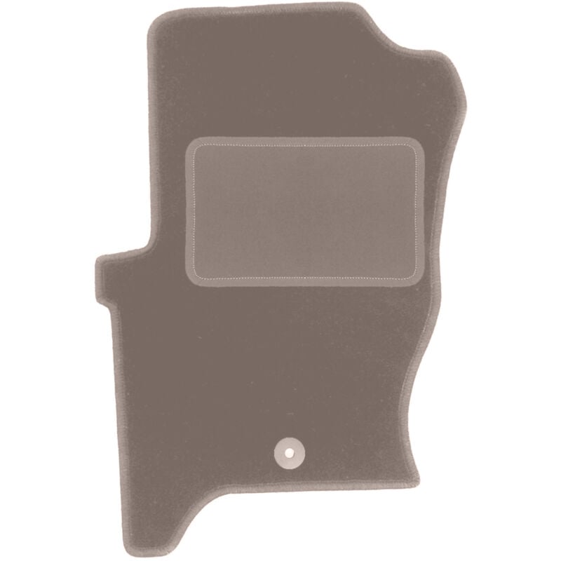 Tapis conducteur beige pour : Land Rover Discovery III SUV (2004-2011)