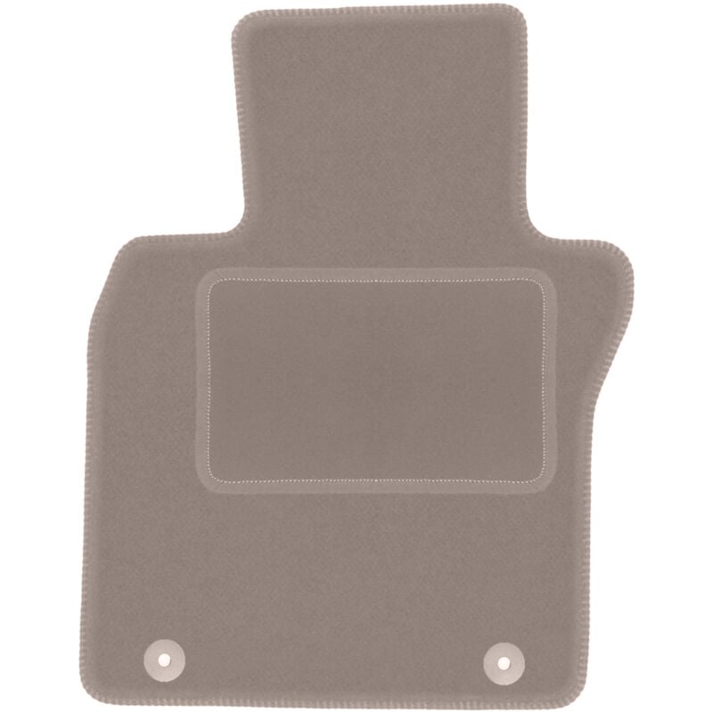 Tapis conducteur beige pour Mazda 3 IV à hayon, berline (2019-)