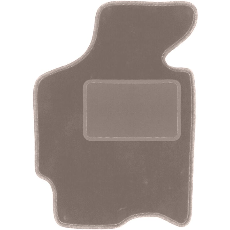 Tapis conducteur beige pour : Mazda MX-6 I coupé (1988-1992)