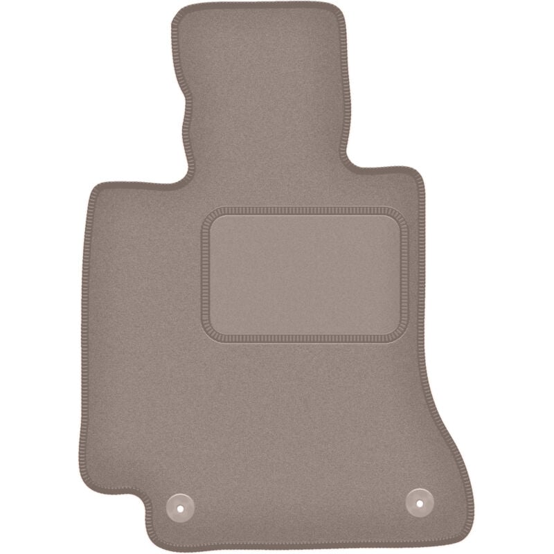 Tapis conducteur beige pour Mercedes C W205 break, berline (2015-)