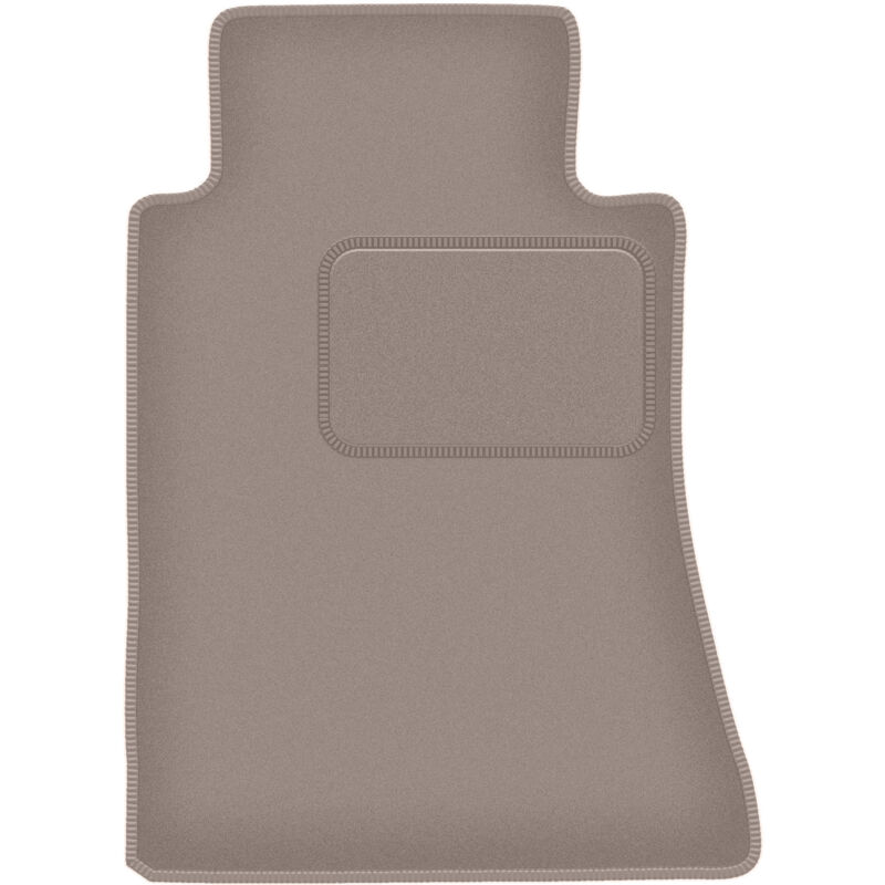 Tapis conducteur beige pour : Mercedes E W124 coupé (1984-1997)