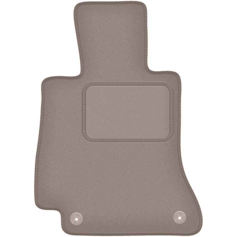 Tapis conducteur beige pour : Mercedes E W213 berline, break, liftback, coupé (2015-)