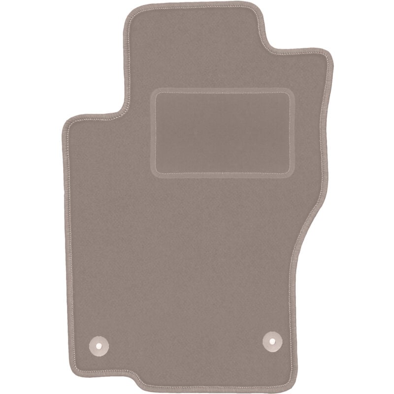 Tapis conducteur beige pour : Mercedes ML W164 SUV (2005-2011)