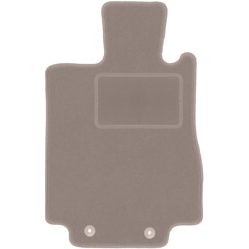 Tapis conducteur beige pour Mercedes S W220 4Matic court (1998-2005)