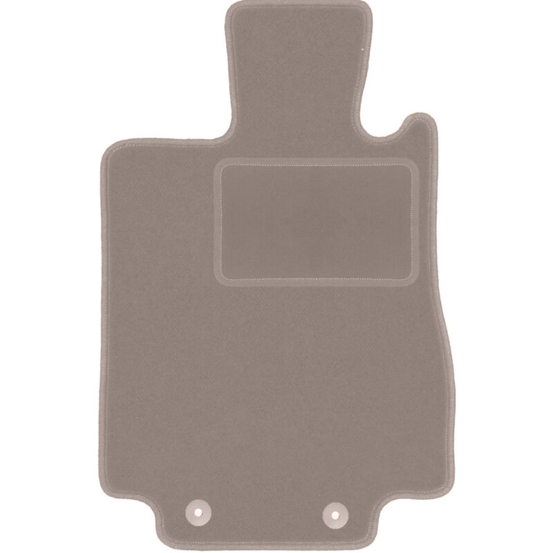Tapis conducteur beige pour Mercedes S W220 4Matic long (1998-2005)