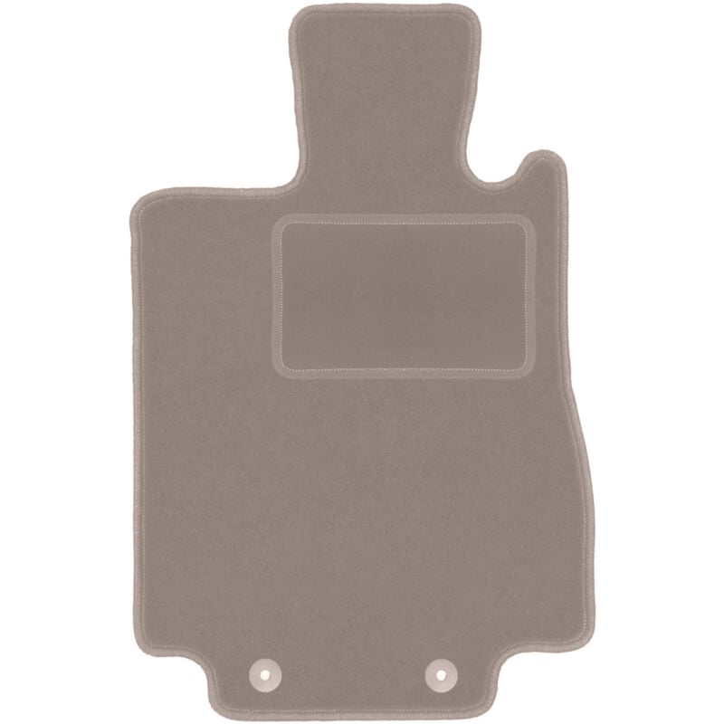 Tapis conducteur beige pour Mercedes S W220 long (1998-2005)