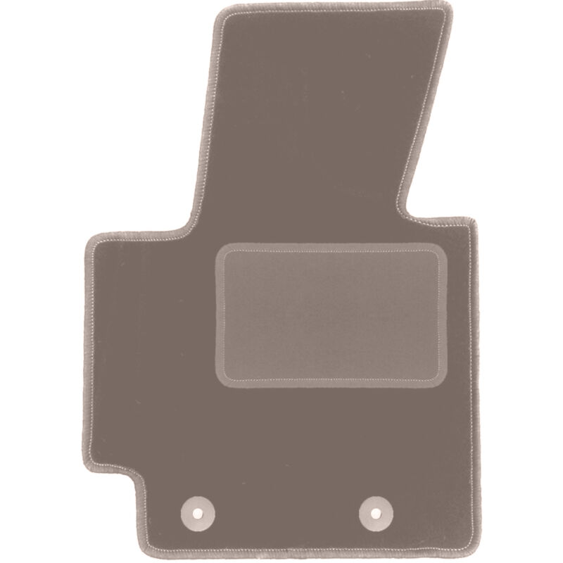 Tapis conducteur beige pour minifourgonnette Kia Soul II (2013-)