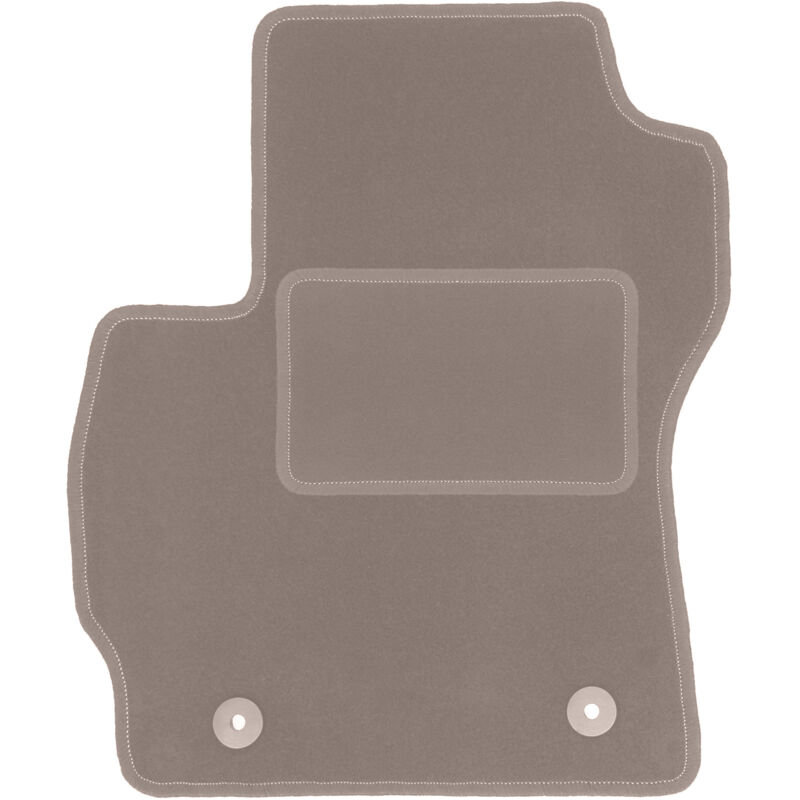 Tapis conducteur beige pour minifourgonnette Mazda Premacy II (2005-2010)