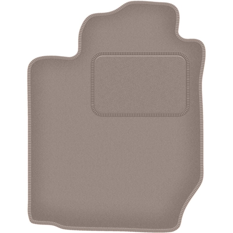 Tapis conducteur beige pour : minifourgonnette Toyota Corolla Verso I (2001-2004)