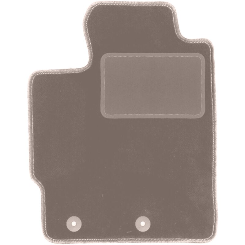Tapis conducteur beige pour minifourgonnette Toyota Verso-S (2010-2015)