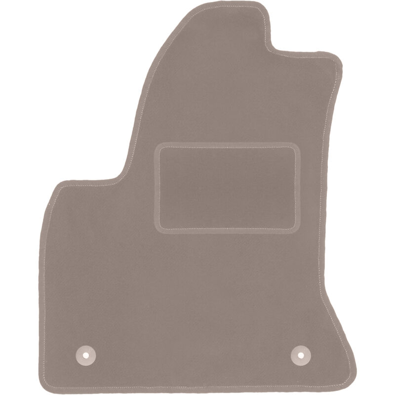 Tapis conducteur beige pour : Minivan Citroën C4 Picasso I (2006-2013)