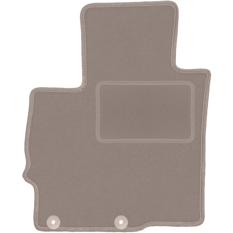 Tapis conducteur beige pour : Mitsubishi Eclipse Cross SUV (2017-)