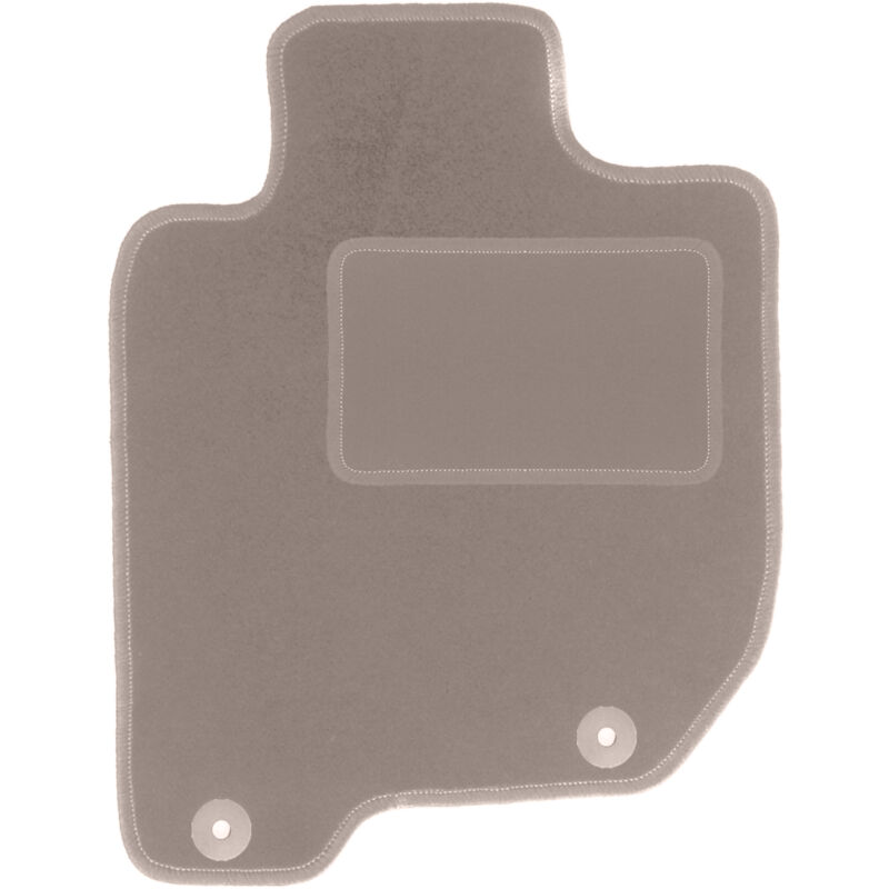 Tapis conducteur beige pour : Mitsubishi L200 IV pick-up (2006-2015)