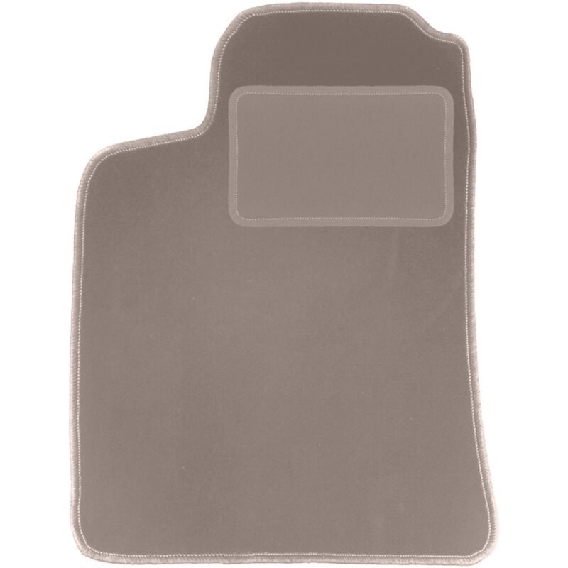Tapis conducteur beige pour : Mitsubishi Pajero Sport I SUV (1996-2008)