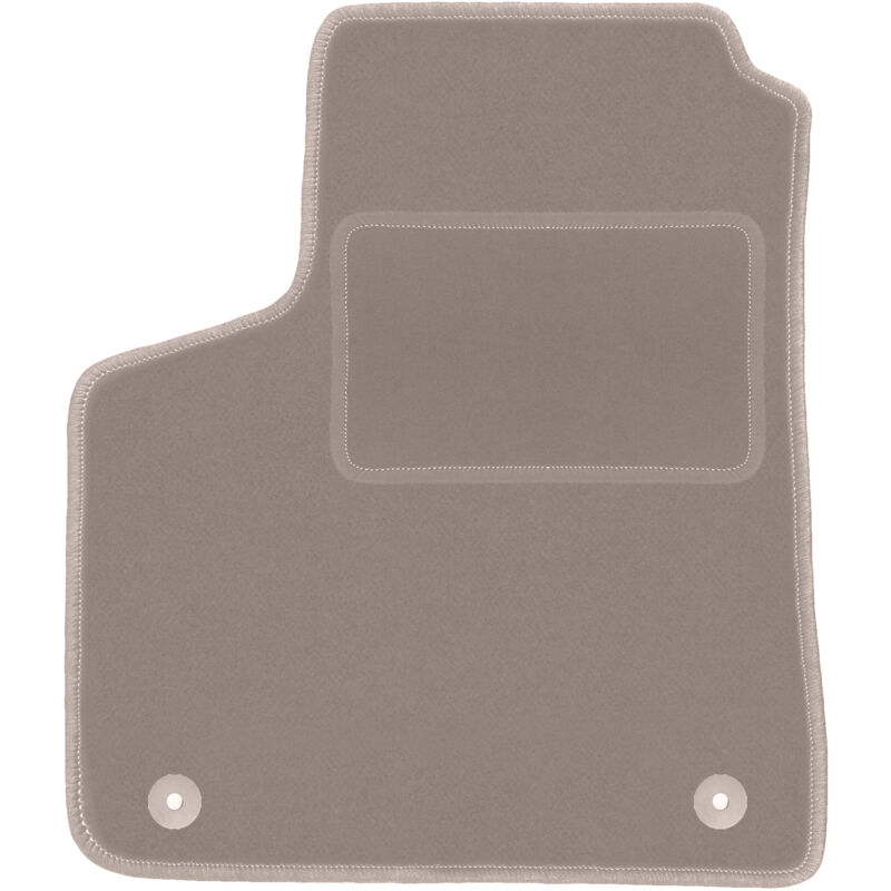 Tapis conducteur beige pour monospace Chevrolet Rezzo (2000-2011)