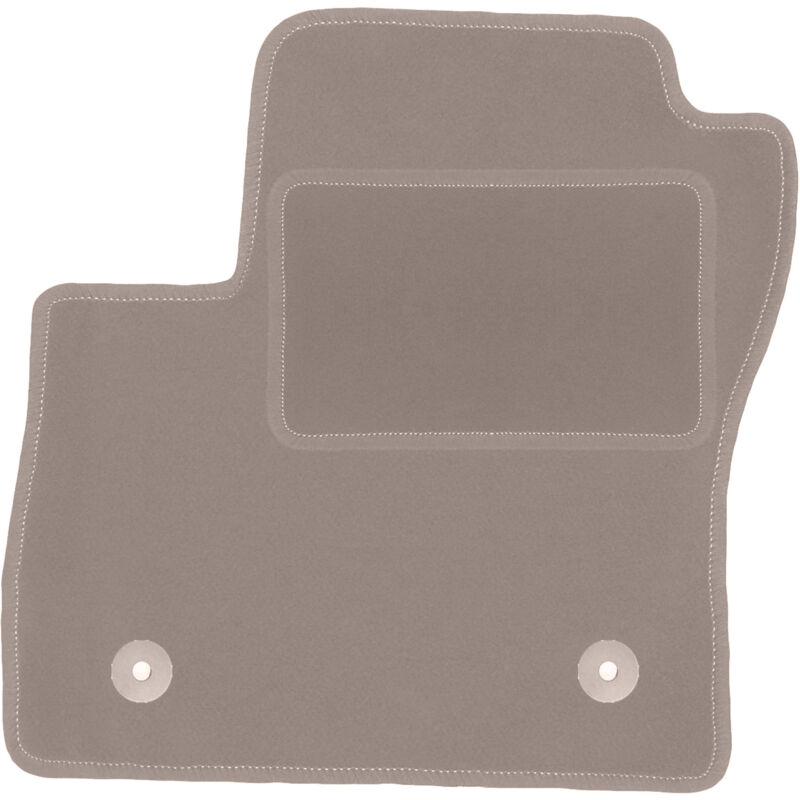 Tapis conducteur beige pour : monospace Ford Grand C-MAX (2011-2015)